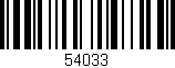 Código de barras (EAN, GTIN, SKU, ISBN): '54033'