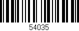 Código de barras (EAN, GTIN, SKU, ISBN): '54035'