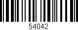 Código de barras (EAN, GTIN, SKU, ISBN): '54042'