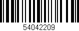 Código de barras (EAN, GTIN, SKU, ISBN): '54042209'