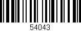 Código de barras (EAN, GTIN, SKU, ISBN): '54043'