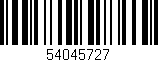 Código de barras (EAN, GTIN, SKU, ISBN): '54045727'