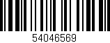 Código de barras (EAN, GTIN, SKU, ISBN): '54046569'