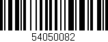 Código de barras (EAN, GTIN, SKU, ISBN): '54050082'