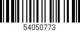 Código de barras (EAN, GTIN, SKU, ISBN): '54050773'