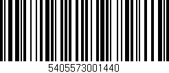Código de barras (EAN, GTIN, SKU, ISBN): '5405573001440'