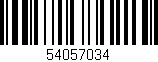 Código de barras (EAN, GTIN, SKU, ISBN): '54057034'
