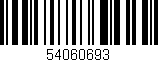 Código de barras (EAN, GTIN, SKU, ISBN): '54060693'