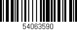 Código de barras (EAN, GTIN, SKU, ISBN): '54063590'
