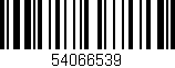 Código de barras (EAN, GTIN, SKU, ISBN): '54066539'