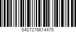 Código de barras (EAN, GTIN, SKU, ISBN): '5407278614475'