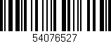 Código de barras (EAN, GTIN, SKU, ISBN): '54076527'