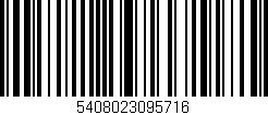 Código de barras (EAN, GTIN, SKU, ISBN): '5408023095716'
