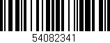 Código de barras (EAN, GTIN, SKU, ISBN): '54082341'