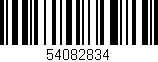 Código de barras (EAN, GTIN, SKU, ISBN): '54082834'