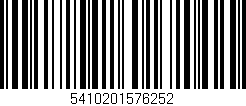 Código de barras (EAN, GTIN, SKU, ISBN): '5410201576252'