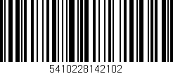 Código de barras (EAN, GTIN, SKU, ISBN): '5410228142102'