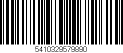 Código de barras (EAN, GTIN, SKU, ISBN): '5410329579890'