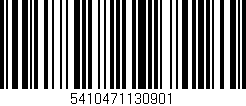 Código de barras (EAN, GTIN, SKU, ISBN): '5410471130901'