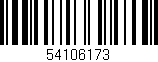 Código de barras (EAN, GTIN, SKU, ISBN): '54106173'