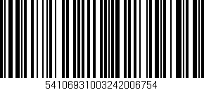 Código de barras (EAN, GTIN, SKU, ISBN): '54106931003242006754'