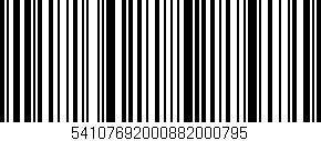Código de barras (EAN, GTIN, SKU, ISBN): '54107692000882000795'