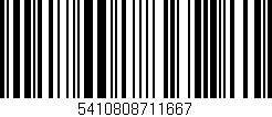 Código de barras (EAN, GTIN, SKU, ISBN): '5410808711667'