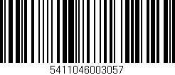 Código de barras (EAN, GTIN, SKU, ISBN): '5411046003057'