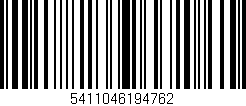 Código de barras (EAN, GTIN, SKU, ISBN): '5411046194762'