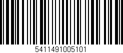 Código de barras (EAN, GTIN, SKU, ISBN): '5411491005101'