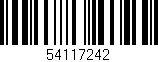 Código de barras (EAN, GTIN, SKU, ISBN): '54117242'
