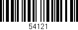 Código de barras (EAN, GTIN, SKU, ISBN): '54121'