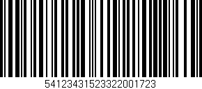Código de barras (EAN, GTIN, SKU, ISBN): '54123431523322001723'