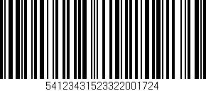Código de barras (EAN, GTIN, SKU, ISBN): '54123431523322001724'