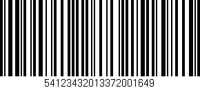 Código de barras (EAN, GTIN, SKU, ISBN): '54123432013372001649'