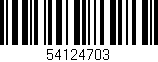 Código de barras (EAN, GTIN, SKU, ISBN): '54124703'