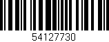 Código de barras (EAN, GTIN, SKU, ISBN): '54127730'