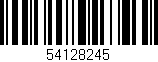 Código de barras (EAN, GTIN, SKU, ISBN): '54128245'