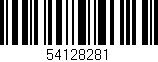 Código de barras (EAN, GTIN, SKU, ISBN): '54128281'