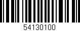 Código de barras (EAN, GTIN, SKU, ISBN): '54130100'