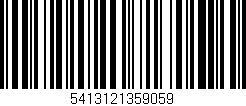 Código de barras (EAN, GTIN, SKU, ISBN): '5413121359059'