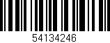 Código de barras (EAN, GTIN, SKU, ISBN): '54134246'