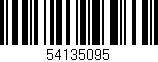 Código de barras (EAN, GTIN, SKU, ISBN): '54135095'