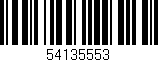 Código de barras (EAN, GTIN, SKU, ISBN): '54135553'