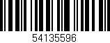 Código de barras (EAN, GTIN, SKU, ISBN): '54135596'