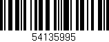 Código de barras (EAN, GTIN, SKU, ISBN): '54135995'