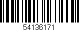 Código de barras (EAN, GTIN, SKU, ISBN): '54136171'