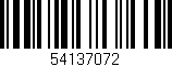 Código de barras (EAN, GTIN, SKU, ISBN): '54137072'