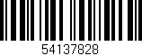 Código de barras (EAN, GTIN, SKU, ISBN): '54137828'