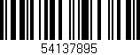 Código de barras (EAN, GTIN, SKU, ISBN): '54137895'
